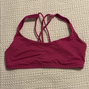Pink Sports Bra